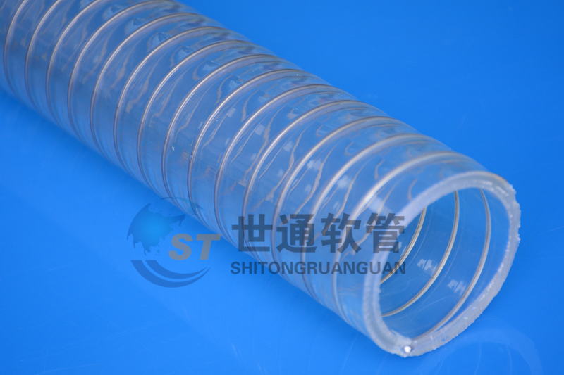 ST00488軟管,食品級(jí)鋼絲管,透明鋼絲管,PU食品管,食用油輸送管